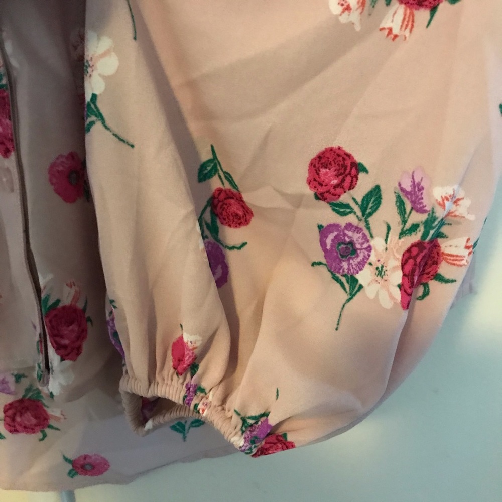 Express Balloon Sleeves Floral Blouse View 6